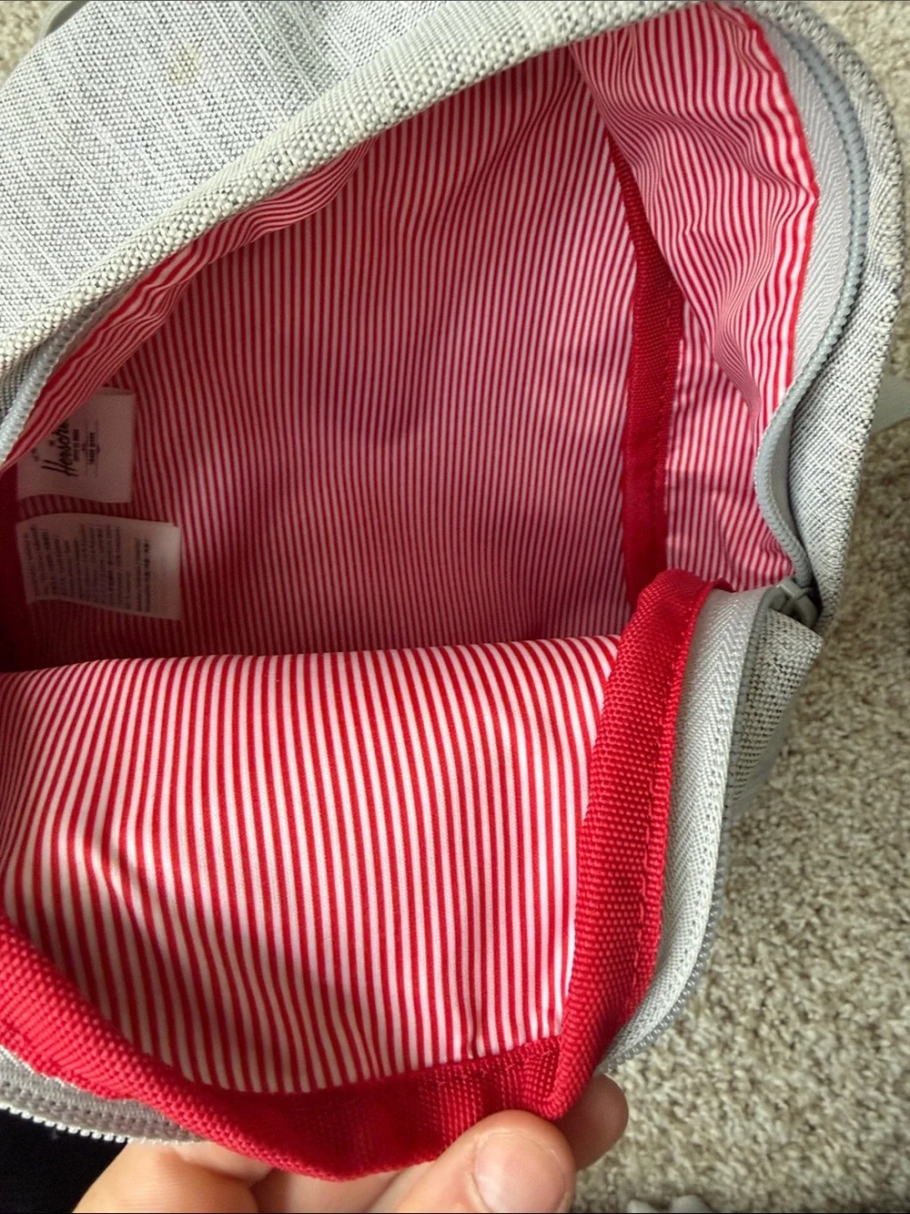 Herschel Light Gray Mini Backpack